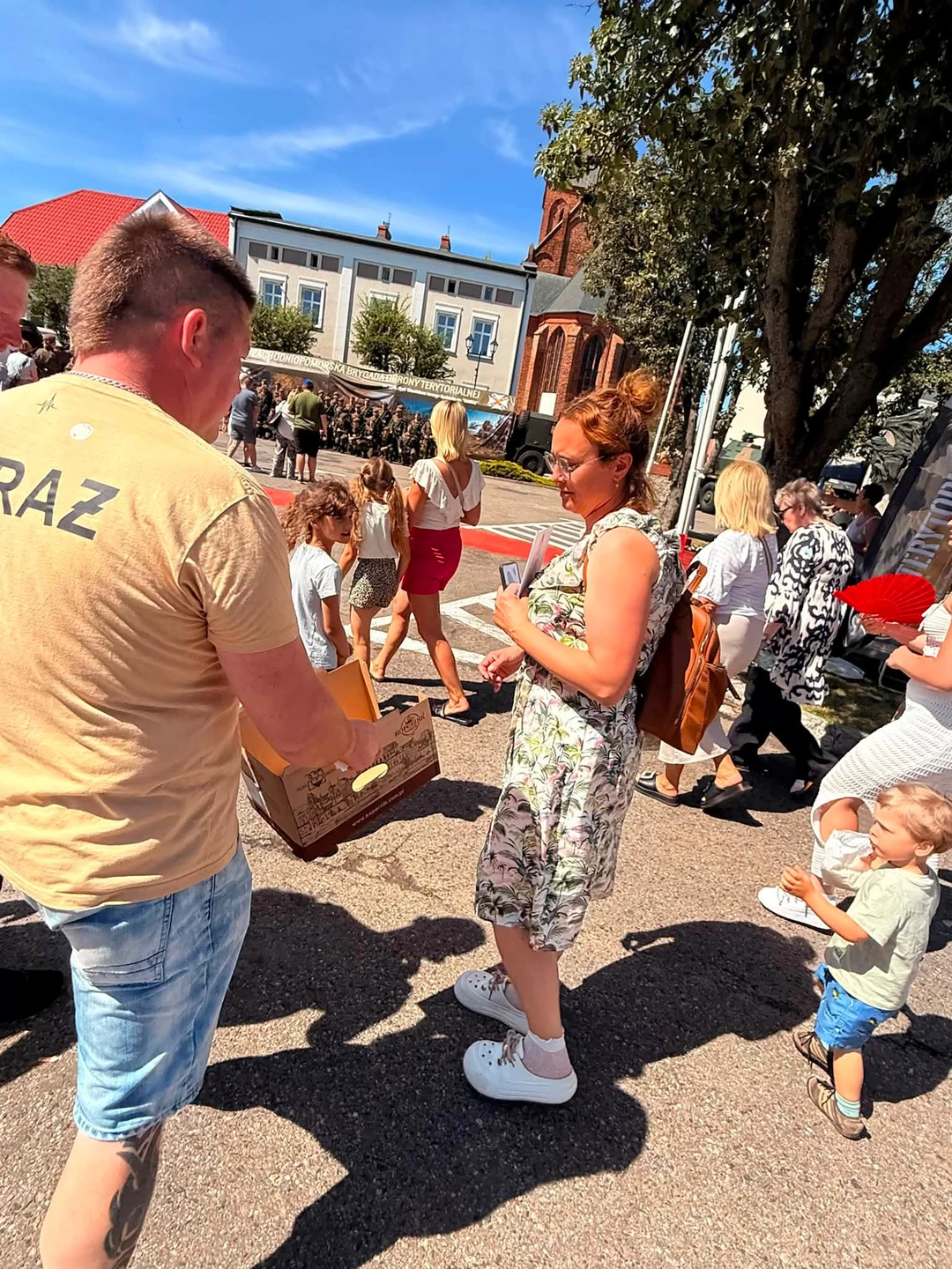 OSP Recz zabezpieczała przysięgę żołnierzy WOT i piknik na rynku — zdjęcie 13
