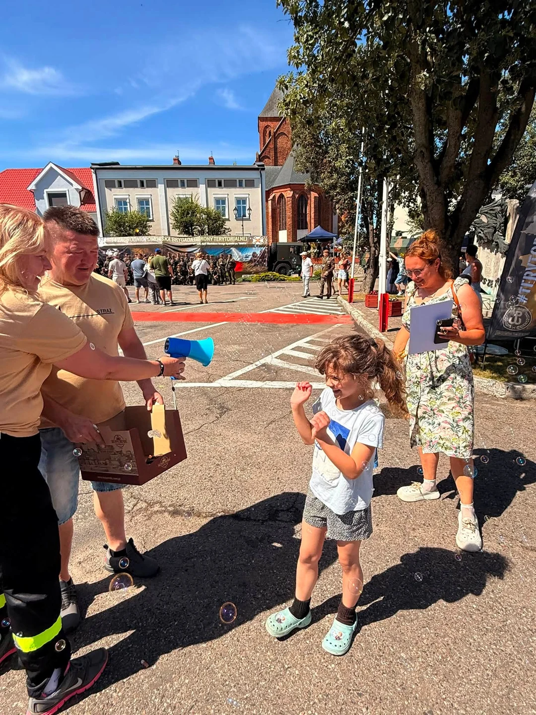OSP Recz zabezpieczała przysięgę żołnierzy WOT i piknik na rynku — zdjęcie 16